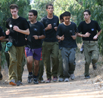 בני נוער באימון