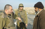 מפקד הגדוד בסיור